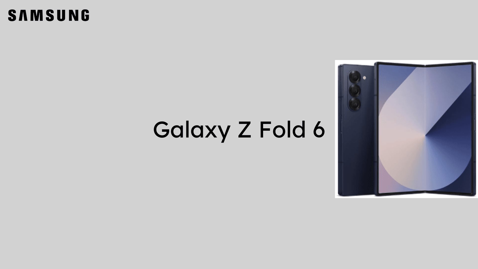 SAMSUNG Galaxy Z Fold6